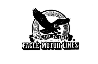 EAGLE MOTOR LINES THE HAUL OF FAME logo