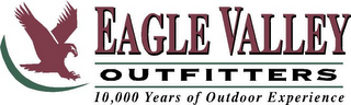 EAGLE VALLEY OUTFITTERS 10,000 YEARS OF OUTDOOR EXPERIENCE logo