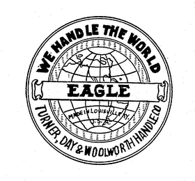 EAGLE WE HANDLE THE WORLD logo