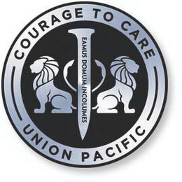 EAMUS DOMUM INCOLUMES COURAGE TO CARE UNION PACIFIC logo