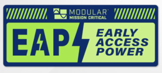 EAP MODULAR MISSION CRITICAL EARLY ACCESS POWER logo