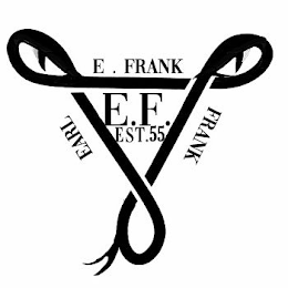 EARL FRANK E.F. EST. 55 E. FRANK logo