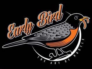 EARLY BIRD THE ART OF HUSTLE logo