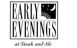 EARLY EVENINGS AT STEAK AND ALE logo