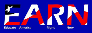 EARN EDUCATE AMERICA RIGHT NOW logo