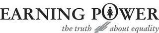 EARNING POWER THE TRUTH ABOUT EQUALITY logo