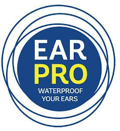 EARPRO WATERPROOF YOUR EARS logo