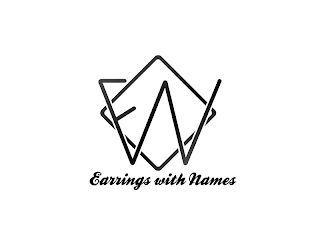 EARRINGS WITH NAMES EWN logo