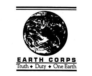 EARTH CORPS TRUTH-DUTY-ONE EARTH logo