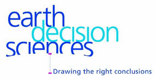 EARTH DECISION SCIENCES DRAWING THE RIGHT CONCLUSIONS logo