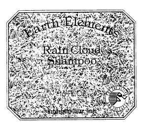 EARTH ELEMENTS RAIN CLOUD SHAMPOO FOR THE ACTIVE AND THE EARTH logo