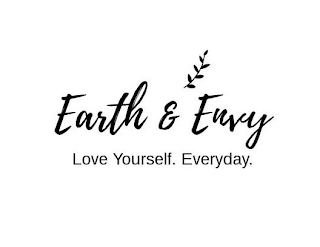 EARTH & ENVY LOVE YOURSELF. EVERYDAY. logo