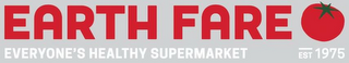EARTH FARE EVERYONE'S HEALTHY SUPERMARKET EST 1975 logo