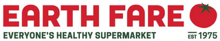 EARTH FARE EVERYONE'S HEALTHY SUPERMARKET EST 1975 logo