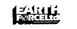 EARTH FORCELTD CLEANING WITH THE EARTH IN MIND logo