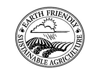 EARTH FRIENDLY SUSTAINABLE AGRICULTURE logo