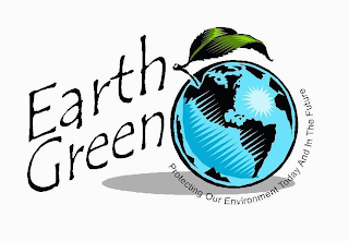 EARTH GREEN PROTECTING OUR ENVIRONMENT TODAY AND IN THE FUTURE logo