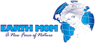 EARTH MOM .ORG A NEW FORCE OF NATURE logo