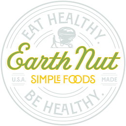 EARTH NUT SIMPLE FOODS EAT HEALTHY. BE HEALTHY. U.S.A. MADE logo