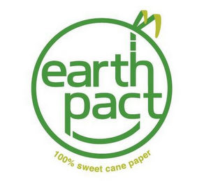 EARTH PACT 100% SWEET CANE PAPER logo