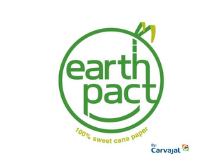 EARTH PACT 100% SWEET CANE PAPER BY: CARVAJAL logo