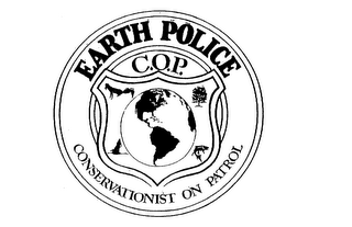 EARTH POLICE C.O.P. CONSERVATIONIST ON PATROL logo