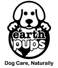 EARTH PUPS DOG CARE, NATURALLY logo