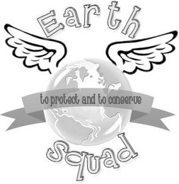 EARTH SQUAD TO PROTECT AND TO CONSERVE logo