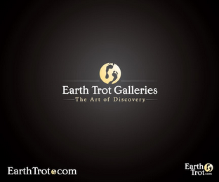 EARTH TROT GALLERIES THE ART OF DISCOVERY EARTH TROT.COM logo