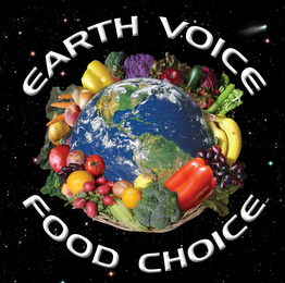 EARTH VOICE FOOD CHOICE logo