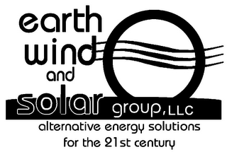 EARTH WIND AND SOLAR GROUP, LLC ALTERNATIVE ENERGY SOLUTIONS FOR THE 21ST CENTURY logo
