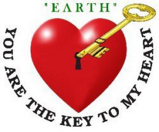 " EARTH " YOU ARE THE KEY TO MY HEART logo
