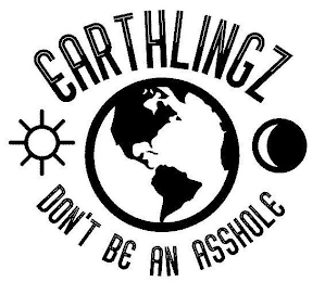 EARTHLINGZ DON'T BE AN ASSHOLE logo