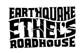 EARTHQUAKE ETHEL'S ROADHOUSE logo