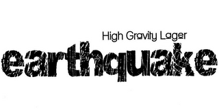 EARTHQUAKE HIGH GRAVITY LAGER logo