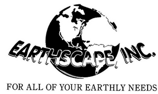 EARTHSCAPE, INC. FOR ALL OF YOUR EARTHLY NEEDS logo