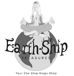 EARTHSHIP TREASURES YOUR ONE STOP HIPPY SHOP logo