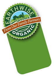 EARTHWISE ORGANIC FROM OUR FAMILY FARMERS logo
