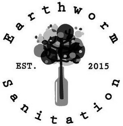 EARTHWORM SANITATION EST. 2015 logo