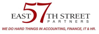 EAST 57TH STREET PARTNERS WE DO HARD THINGS IN ACCOUNTING, FINANCE, IT & HR. logo