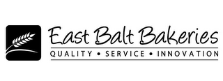 EAST BALT BAKERIES QUALITY · SERVICE · INNOVATION logo