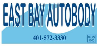 EAST BAY AUTOBODY 401-572-3330 RI LIC# 1000 logo