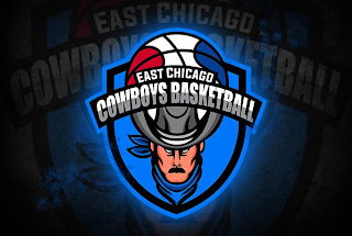 EAST CHICAGO COWBOYS BASKETBALL logo