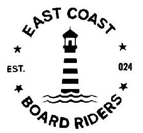 EAST COAST BOARD RIDERS EST. 024 logo