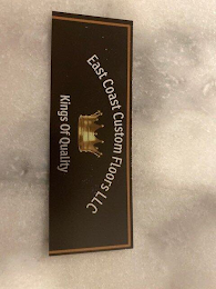 EAST COAST CUSTOM FLOORS LLC KINGS OF QUALITY logo