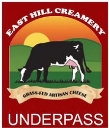 EAST HILL CREAMERY GRASS-FED ARTISAN CHEESE UNDERPASS logo