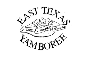 EAST TEXAS YAMBOREE GILMER SINCE 1935 TEXAS logo