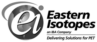 EASTERN ISOTOPES AN IBA COMPANY DELIVERING SOLUTIONS FOR PET logo