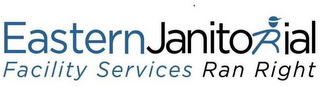 EASTERN JANITORIAL FACILITY SERVICES RAN RIGHT logo