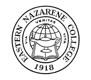 EASTERN NAZARENE COLLEGE 1918 VIA VERITAS VITA logo